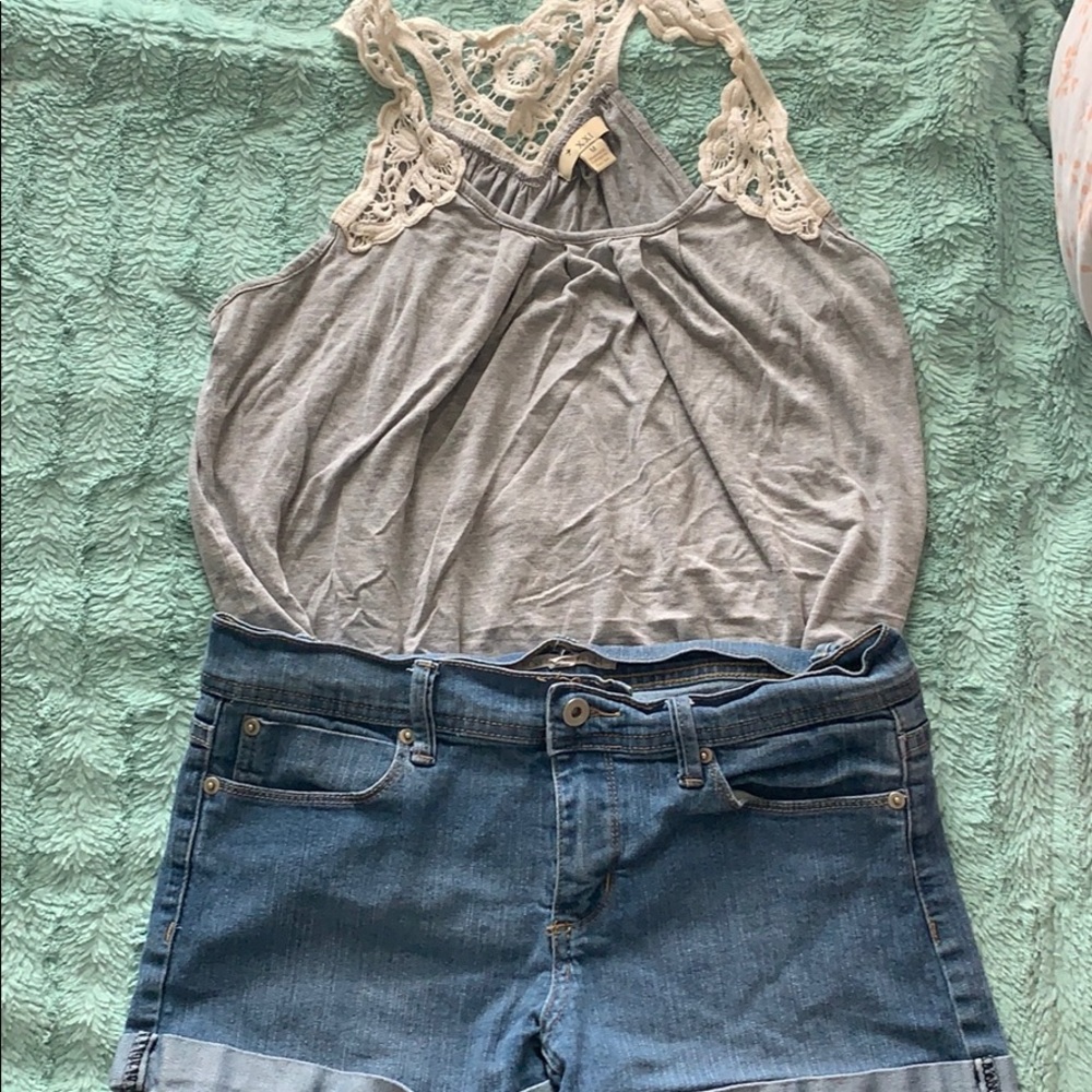 Tank top, shorts